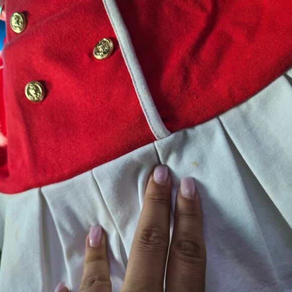 Janie & Jack Riviera Red Sailor Ponte Dress Size: 18-24M - Picture 4 of 5